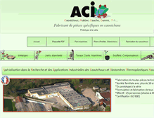 Tablet Screenshot of aci-rubber.com